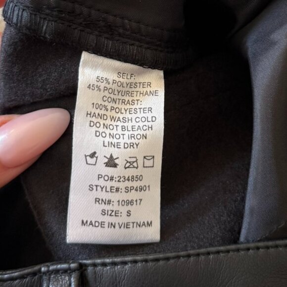 Faux Leather Pants - NWT - Picture 8 of 8